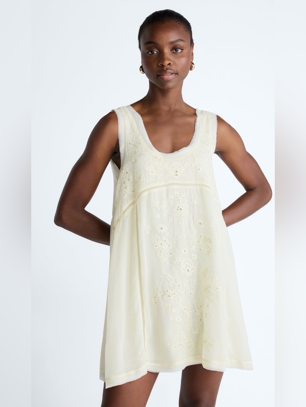 Scoop Women’s Embroidered Mini Dress